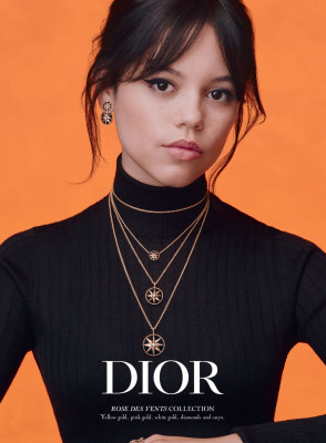 Jenna Ortega – for Dior Rose Des Vents Campaign 2024