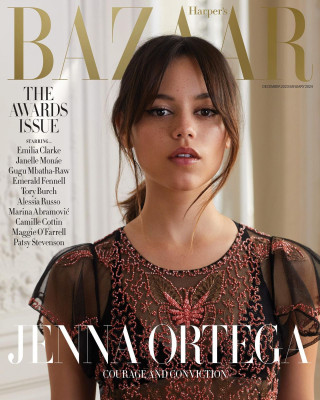 Jenna Ortega for Harpers Bazaar UK November 2023
