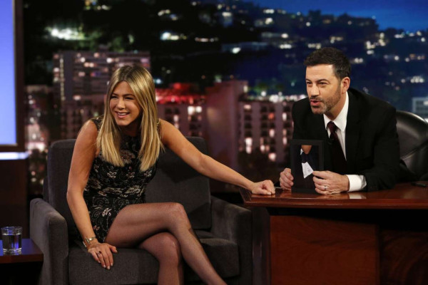 Jennifer Aniston at Jimmy Kimmel Live! in Los Angeles