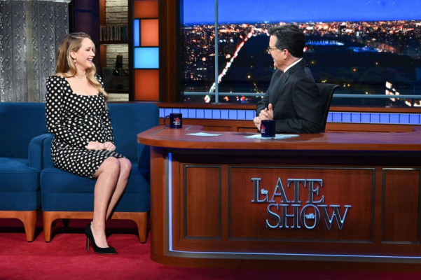 Jennifer Lawrence - The Late Show with Stephen Colbert in New York 12/06/2021