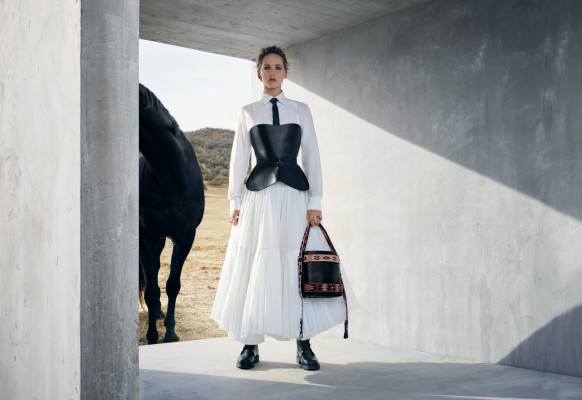 Jennifer Lawrence by Viviane Sassen for Dior Cruise SS 2019 Campaign 06/22/2018