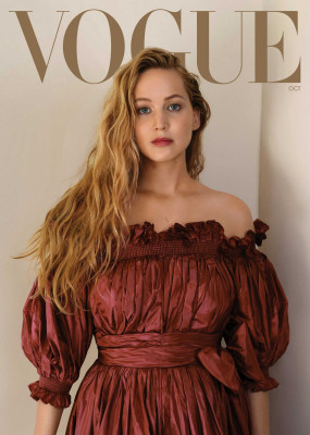 Jennifer Lawrence by Tina Barney for Vogue (October 2022)