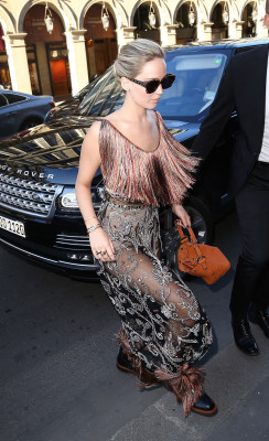 Jennifer Lawrence – Arriving at the Christian Dior Exhibition Party in Paris 
