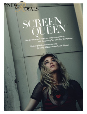 Jennifer Lawrence in Harper’s Bazaar Magazine, Singopore April 2018
