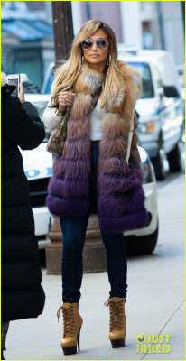Jennifer Lopez - Hustlers On The Set in New York 04/01/2019