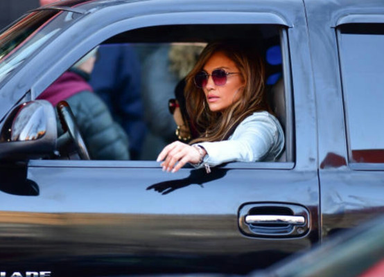 Jennifer Lopez - Hustlers On The Set in New York 04/01/2019