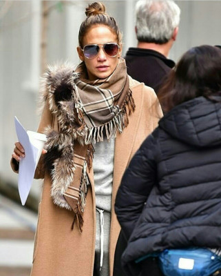 Jennifer Lopez - Hustlers On The Set in New York 04/04/2019