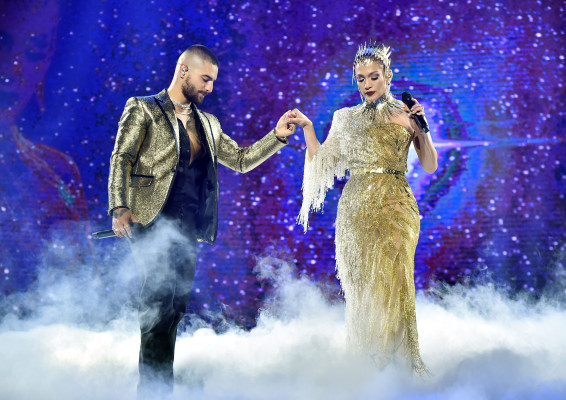 Jennifer Lopez - Maluma Show in New York 10/04/2019