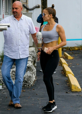 Jennifer Lopez - SoMi Gym in Miami 09/14/2019