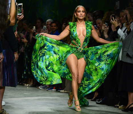 Jennifer Lopez - Versace Show at Milan Fashion Week 09/20/2019