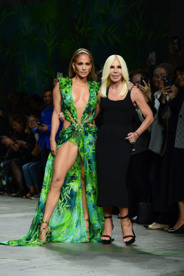 Jennifer Lopez - Versace Show at Milan Fashion Week 09/20/2019