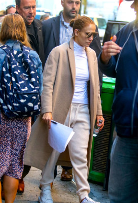Jennifer Lopez - &#039;Marry Me&#039; On Set in New York 10/24/2019