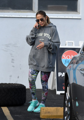 Jennifer Lopez - Gym in Miami 01/21/2019
