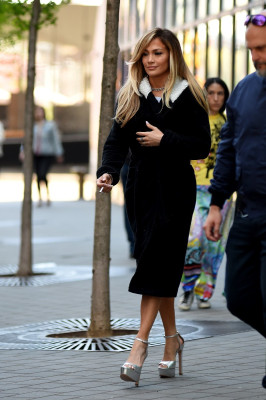 Jennifer Lopez - Hustlers On The Set in New York 04/24/2019