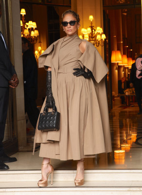 Jennifer Lopez - Christian Dior Haute Couture FW 2024-2025 Show at PFW 06/24/24