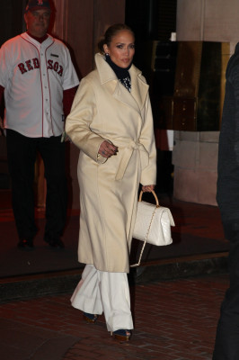 Jennifer Lopez – Heading to World Series Game 2 in Boston 10/24/2018