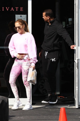Jennifer Lopez - SoMi Gym in Miami 01/31/2019