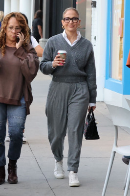 Jennifer Lopez out in Beverly Hills