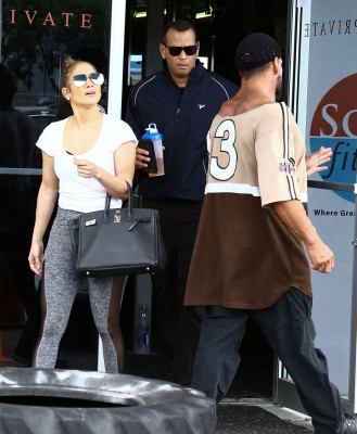 Jennifer Lopez and Alex Rodriguez in Miami