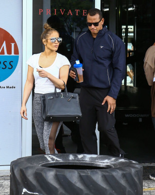 Jennifer Lopez and Alex Rodriguez in Miami