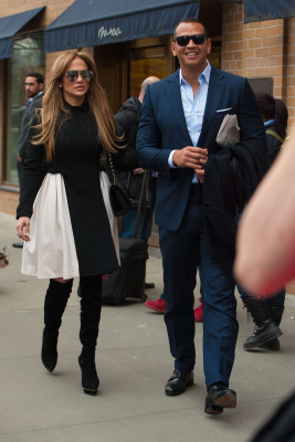Jennifer Lopez and Alex Rodriguez out in New York City