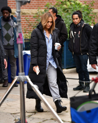 Jennifer Lopez - &#039;Marry Me&#039; On Set in New York 10/10/2019
