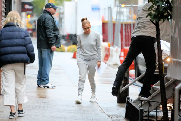 Jennifer Lopez - &#039;Marry Me&#039; On Set in New York 10/16/2019