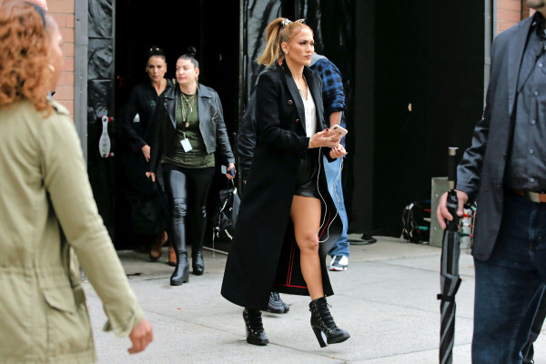 Jennifer Lopez - &#039;Marry Me&#039; On Set in New York 10/16/2019