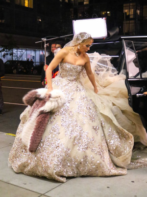 Jennifer Lopez - &#039;Marry Me&#039; On Set in New York 10/17/2019