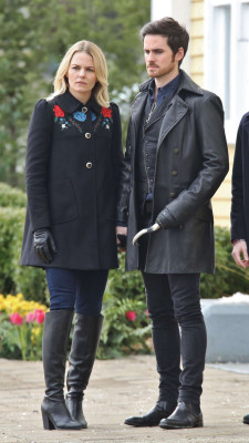 Jennifer Morrison on the set of ‘Once Upon A Time’ in Vancouver