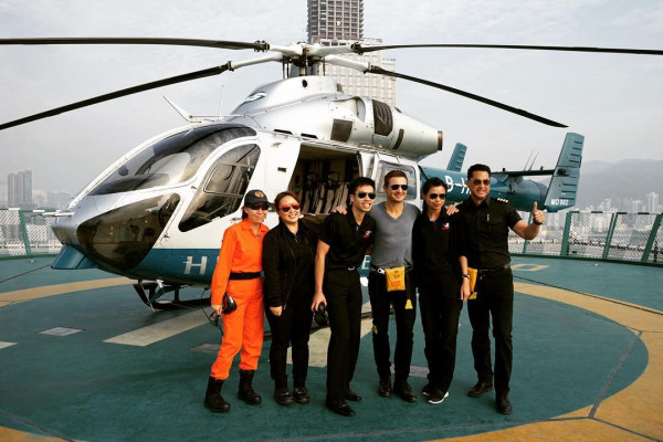 Jeremy Renner in Hong Kong