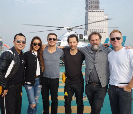 Jeremy Renner in Hong Kong
