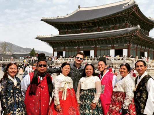 Jeremy Renner - Palace Tour in Seoul 04/13/2019