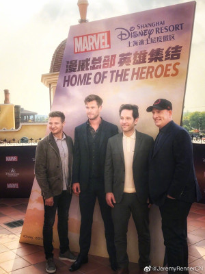 Jeremy Renner - Avengers Endgame Shanghai Press Tour 04/17/2019
