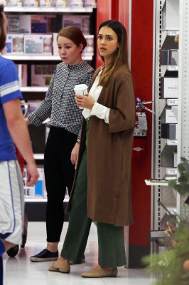 Jessica Alba – Shopping at Target Store in Los Angeles 11/21/2018