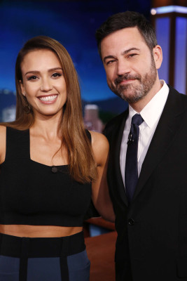 Jessica Alba at Jimmy Kimmel Live! in Los Angeles