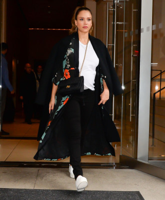 Jessica Alba – Out in Soho, NYC 10/26/2017