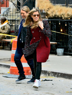 Jessica Biel – Leaves The Smile in NYC
