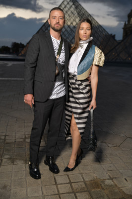 Jessica Biel - Louis Vuitton Spring Summer Show in Paris