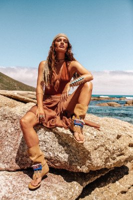 Jessica Buchanan for Layer Boots SS21