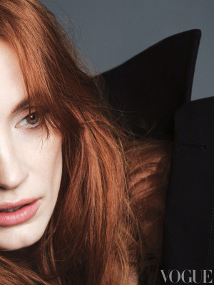 Jessica Chastain by Ben Hassett for Vogue China (Dec 2021)