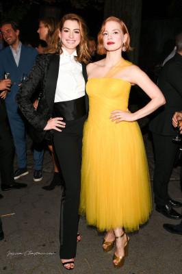 Jessica Chastain-Ralph Lauren Fashion Show in NYC