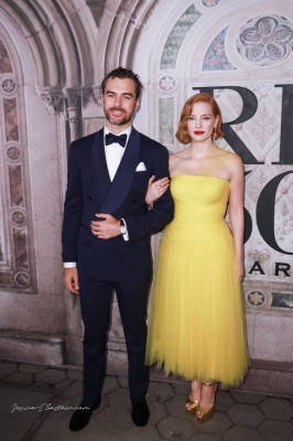 Jessica Chastain-Ralph Lauren Fashion Show in NYC