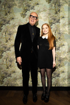 Jessica Chastain-Gucci Honors Academy Awards Nominee