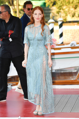 Jessica Chastain-&quot;The Hand Of God&quot; Pre-Cocktail