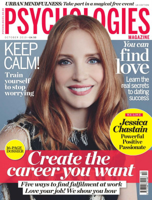 JESSICA CHASTAIN in Psychologies Magazine, UK October 2019