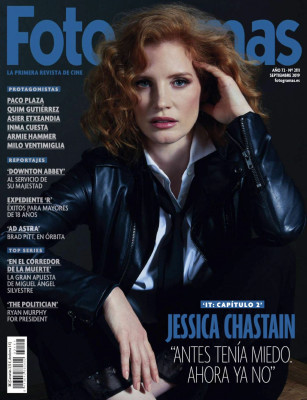 JESSICA CHASTAIN in Fotogramas Magazine, September 2019