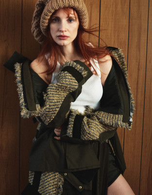 Jessica Chastain-«L&#039;OFFICIEL» 2021