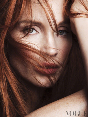Jessica Chastain by Ben Hassett for Vogue China (Dec 2021)