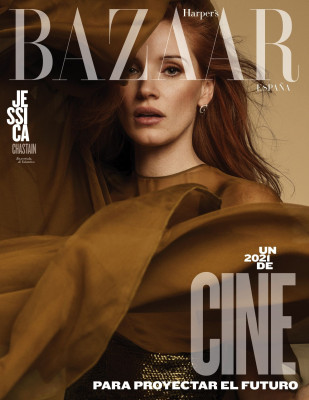 Jessica Chastain  by David Roemer for Harper&#039;s Bazaar España || Jan 2021